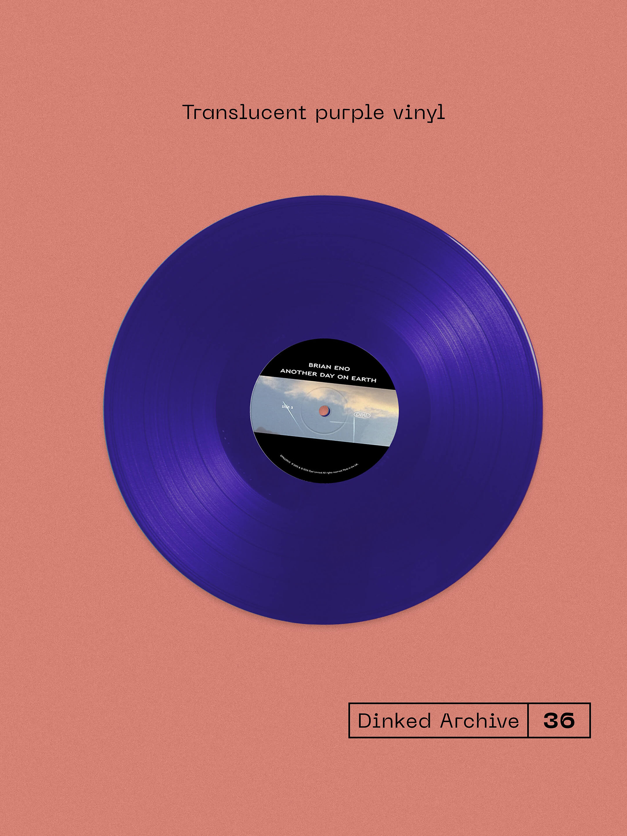 Brian Eno - Another Day On Earth | Opal Records (OPALLP010D) - 3