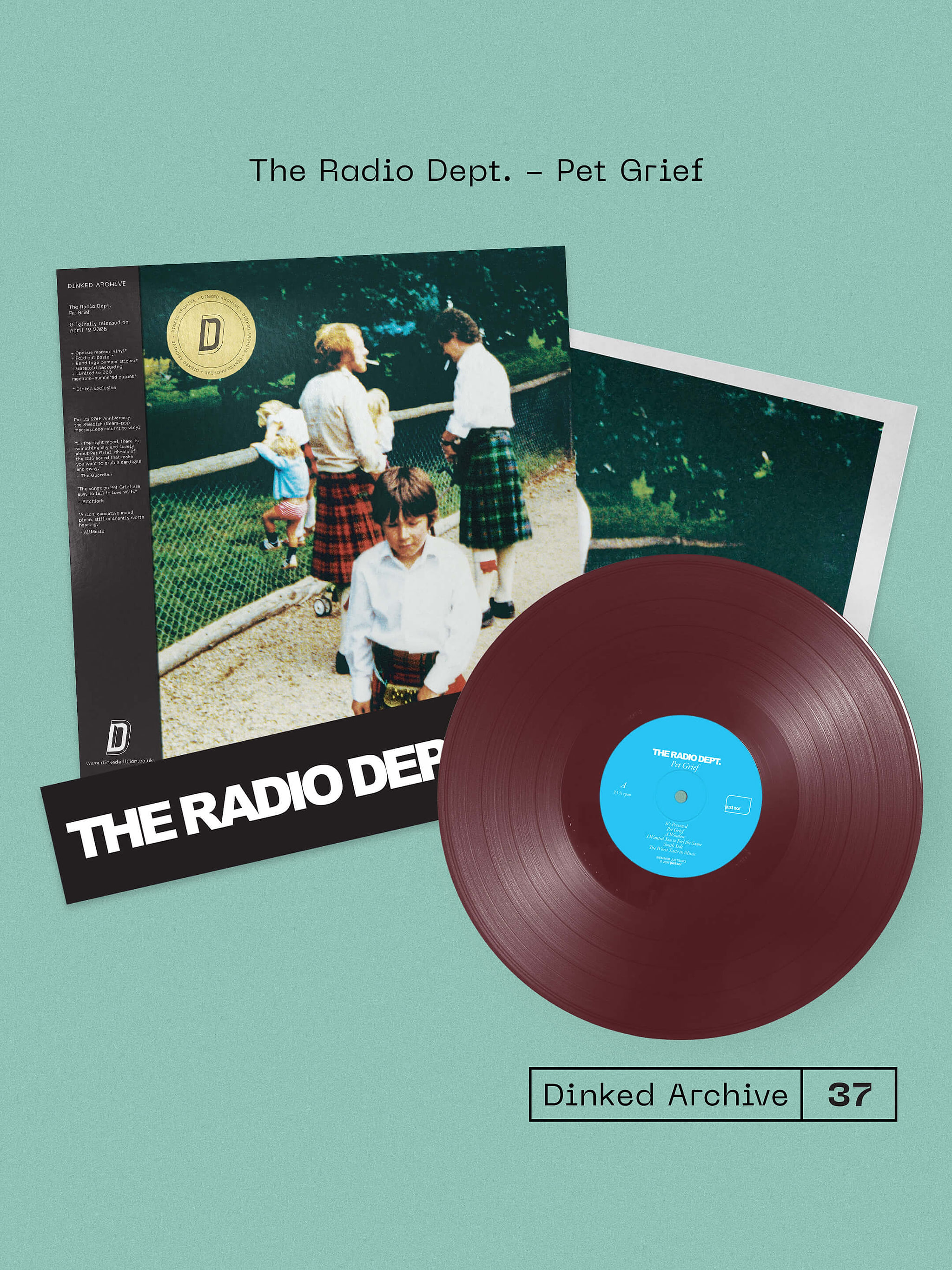 The Radio Dept. - Pet Grief (20th Anniversary Edition) | Just So! (JUSTSO003lp-C3)