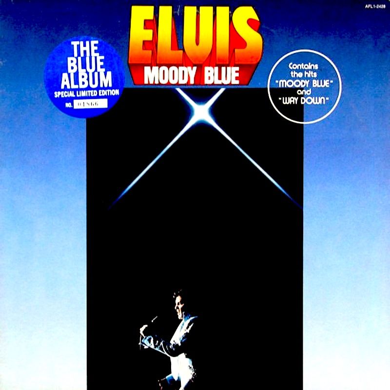 Elvis Presley - Moody Blue (Special Limited Edition - Numbered - Blue Translucent Vinyl) [Vinyl] | RCA Victor (AFL1-2428) - main