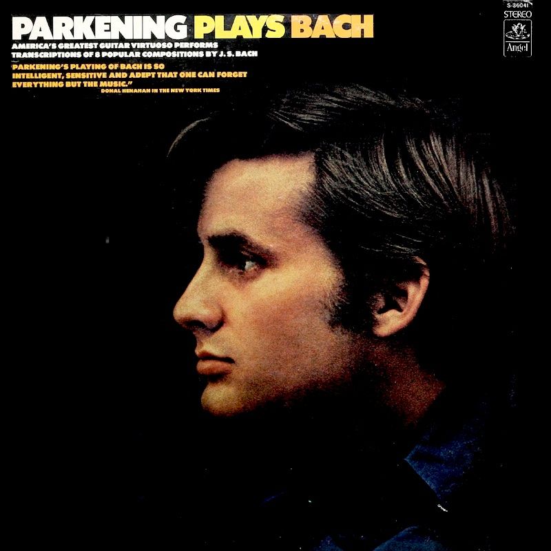 Christopher Parkening - Parkening Plays Bach [Vinyl] | Angel Records (S-36041) - main