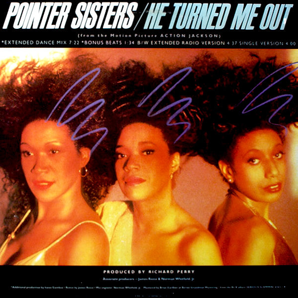 Pointer Sisters - He Turned Me Out (12") [Vinyl] | RCA Victor (6865-1-RD)
