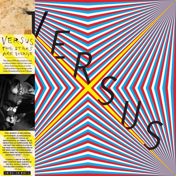 Versus - The Stars Are Insane (Deluxe Edition - White In Clear Vinyl) [Vinyl] | Teenbeat (142) - 2