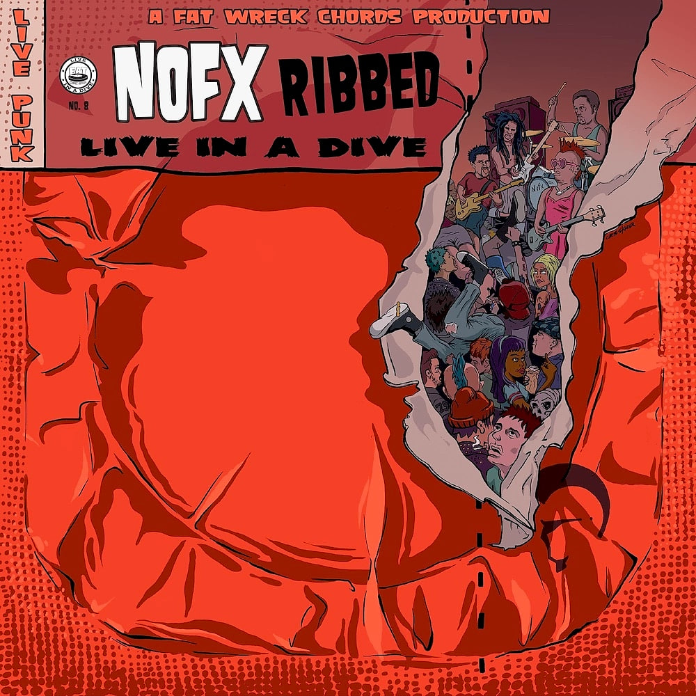 NOFX - Ribbed - Live In A Dive (Limited Edition, Blue / Mustard Vinyl) [Vinyl] | Fat Wreck Chords (FAT902-1)