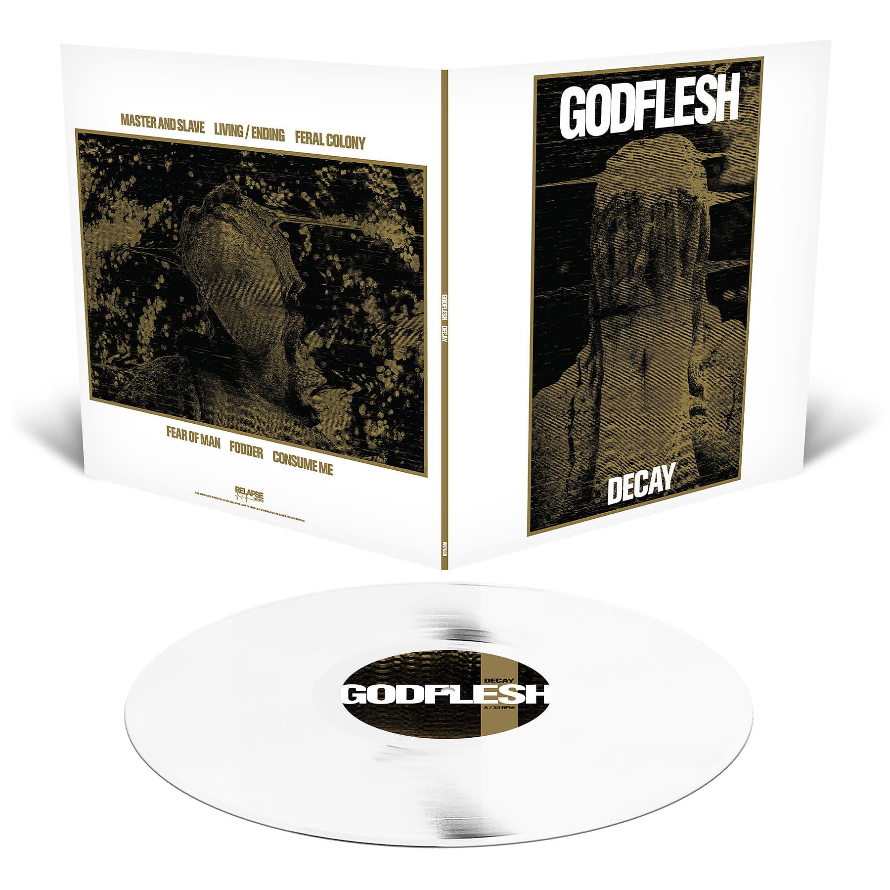 Godflesh - Decay (White Vinyl) [Vinyl] | Relapse Records (RR7658) - 2