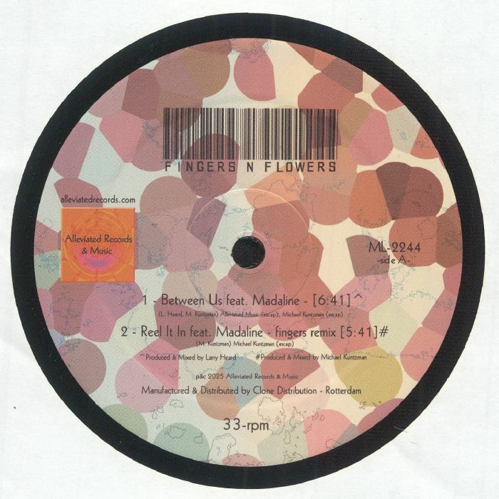 Fingers N Flowers AKA Larry Heard + Michael Kuntzman - Fingers N Flowers | Alleviated Records (ML 2244)