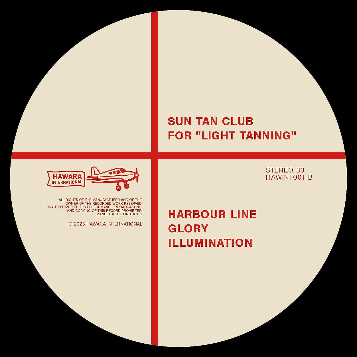 Takashi Shima - Sun Tan Club For "Light Tanning" | Hawara International (HAWINT001) - 2
