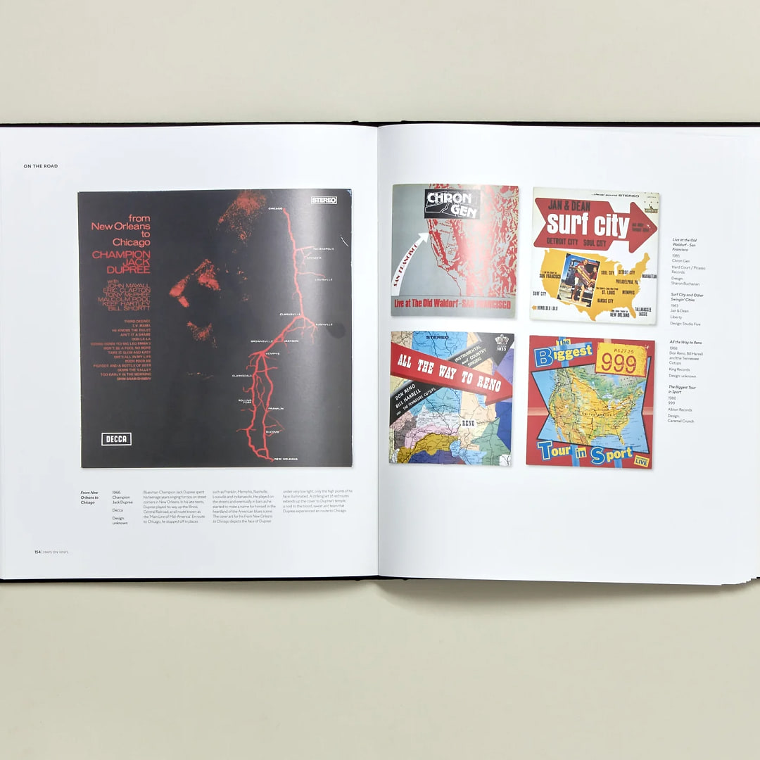 Damien Saunder - Maps on Vinyl: An Atlas of Album Cover Maps - 4