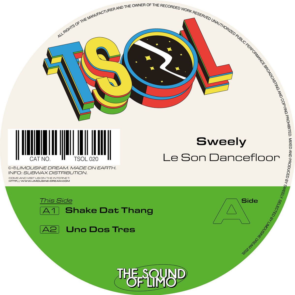 Sweely - Le Son Dancefloor | Limousine Dream (TSOL020)