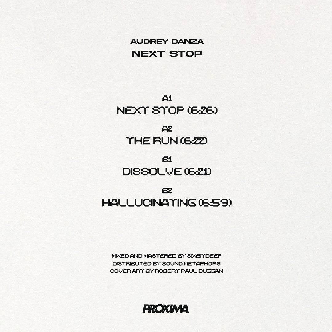 Audrey Danza - Next Stop | Proxima (PROXIMA010) - 6