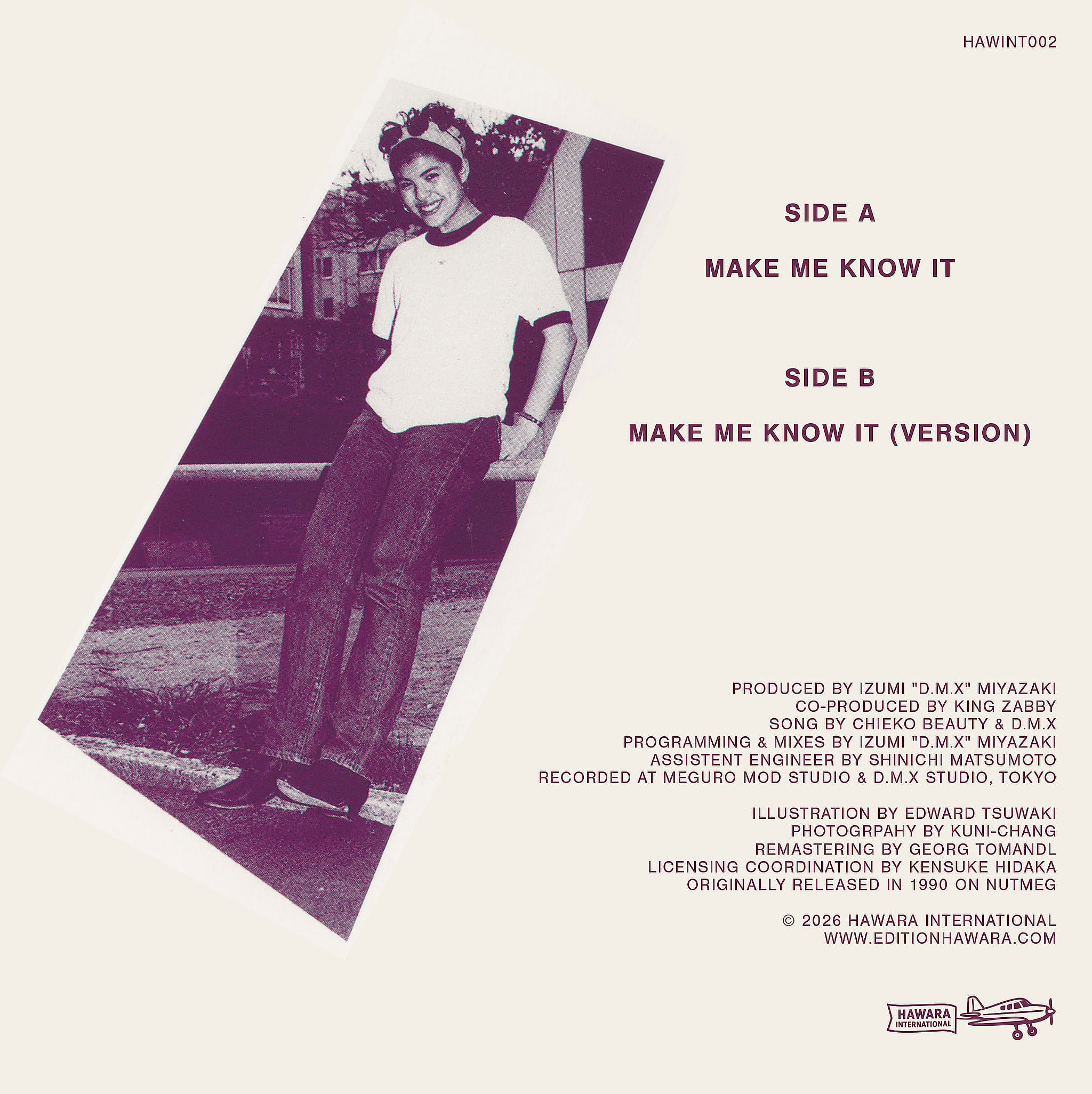 Chieko Beauty - Make Me Know It | Hawara International (HAWINT002) - 2 Chieko Beauty - Make Me Know It | Hawara International (HAWINT002) - 2
