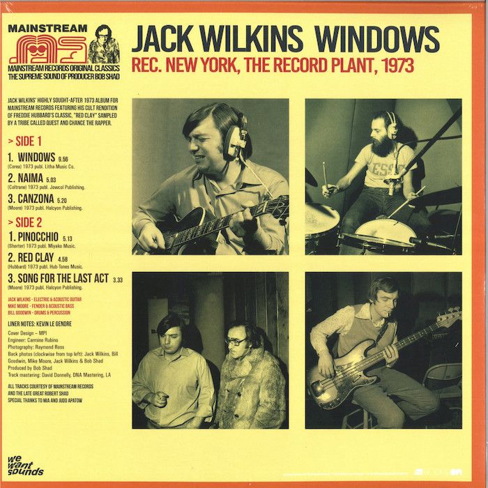 Jack Wilkins - Windows | Wewantsounds (WWSLP13) - 2