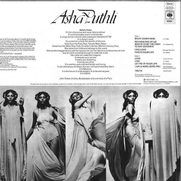 Asha Puthli - Asha Puthli | Mr Bongo (MRBLP221) - 2