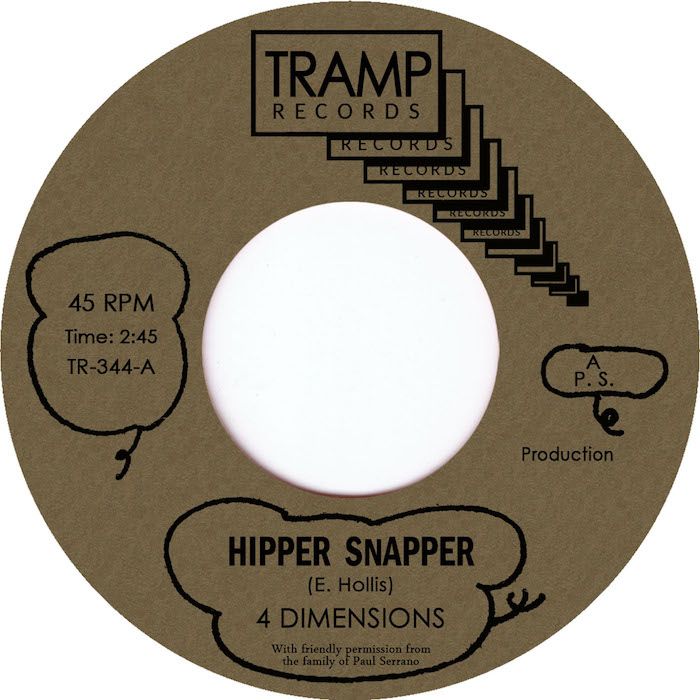 4 Dimensions - Hipper Snapper / 10 O'Clock Soul Meeting | Tramp Records (TR-344)