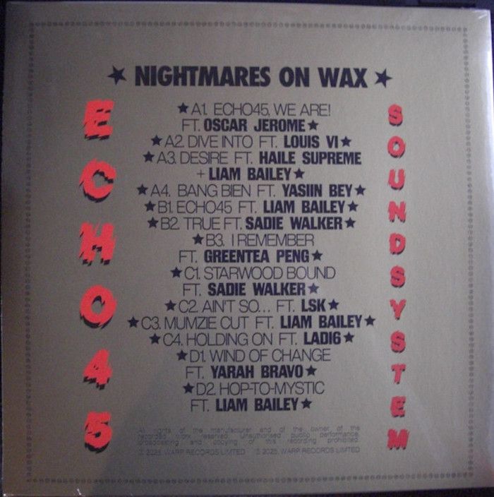 Nightmares On Wax - Echo 45 Soundsystem | Warp Records (WARPLP399) - 2 Nightmares On Wax - Echo 45 Soundsystem | Warp Records (WARPLP399) - 2