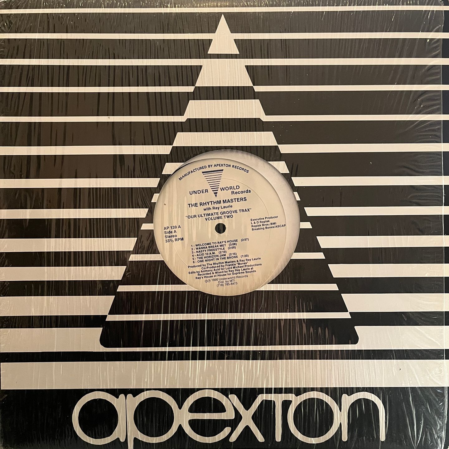 The Rhythm Masters With Ray Ray Laurie - Our Ultimate Groove Trax (Volume Two) | Underworld Records (AP 139)