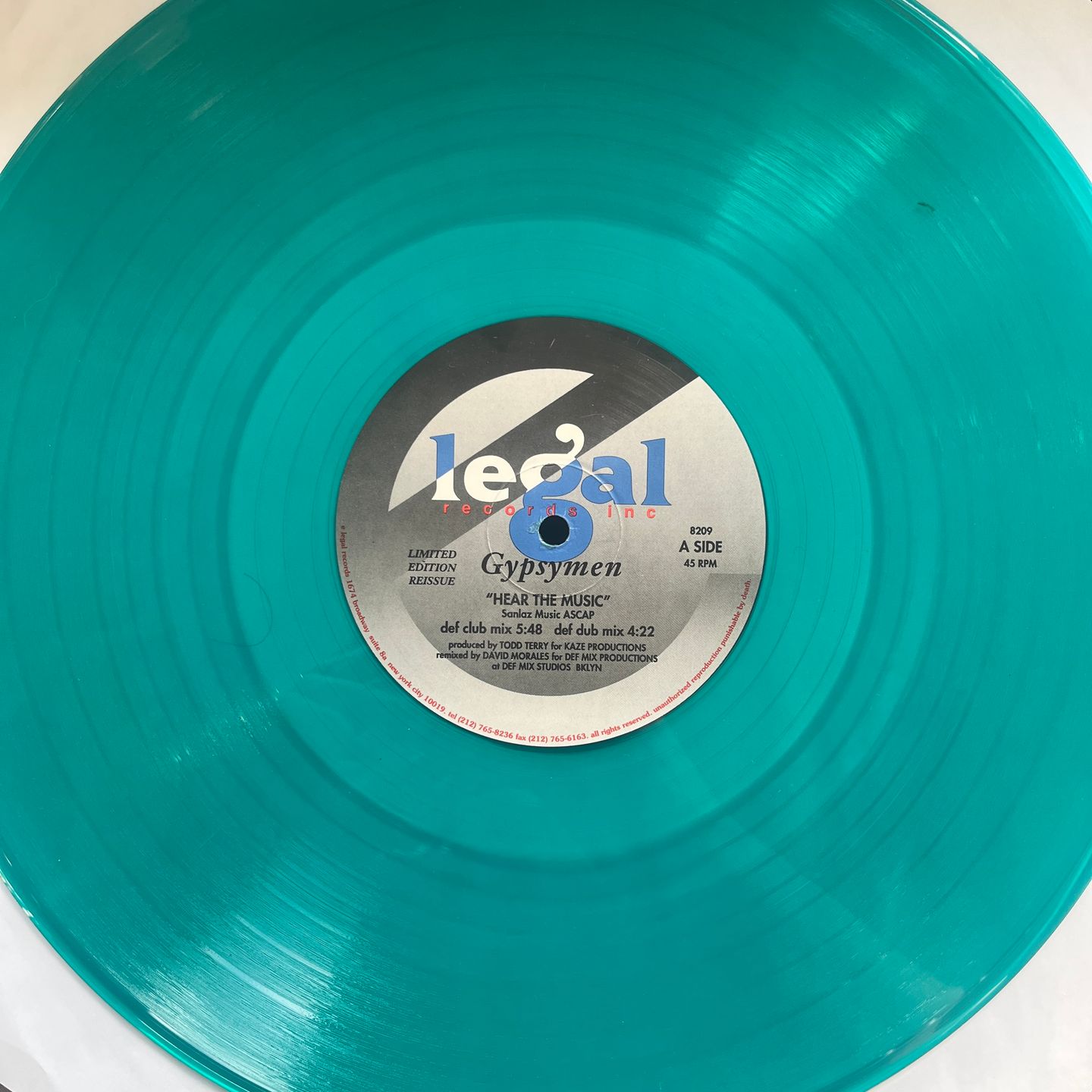 Gypsymen - Hear The Music / Bounce | E Legal (6209) - 3