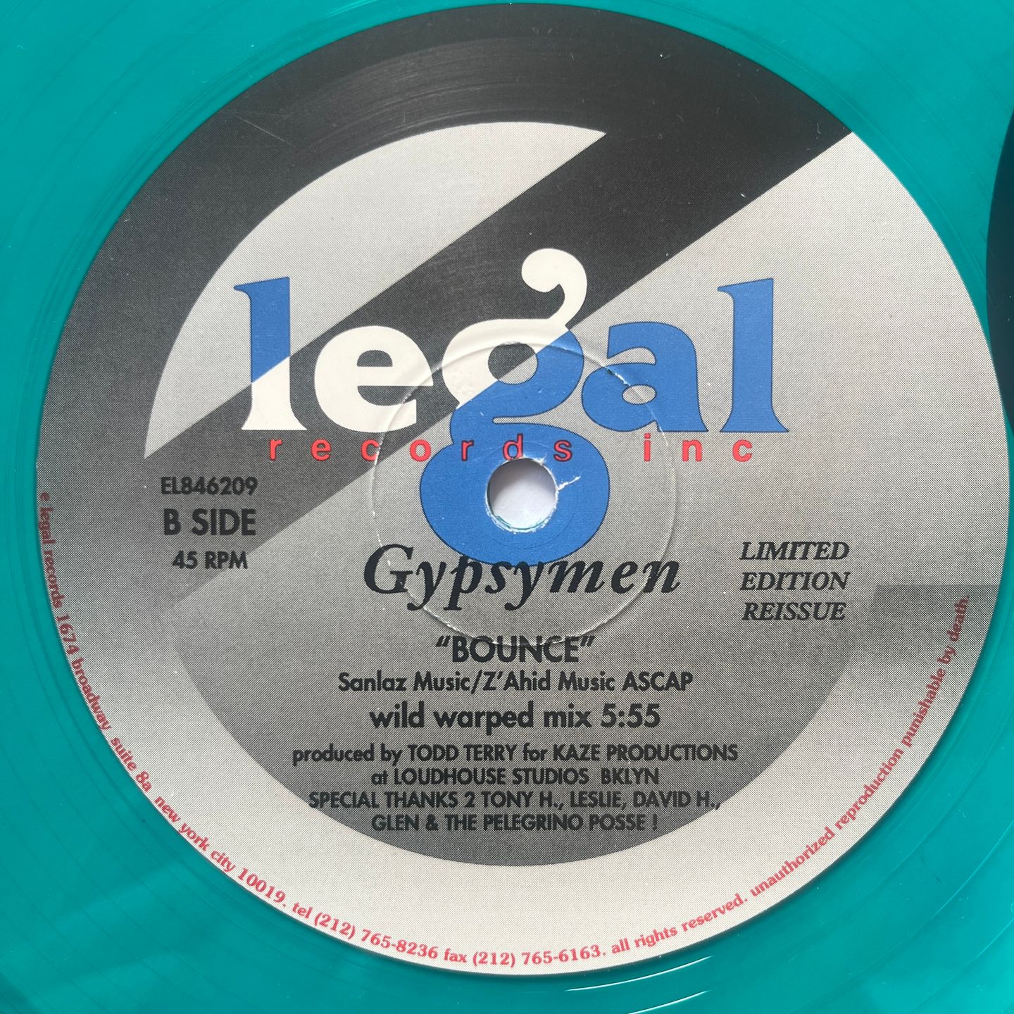Gypsymen - Hear The Music / Bounce | E Legal (6209) - 2