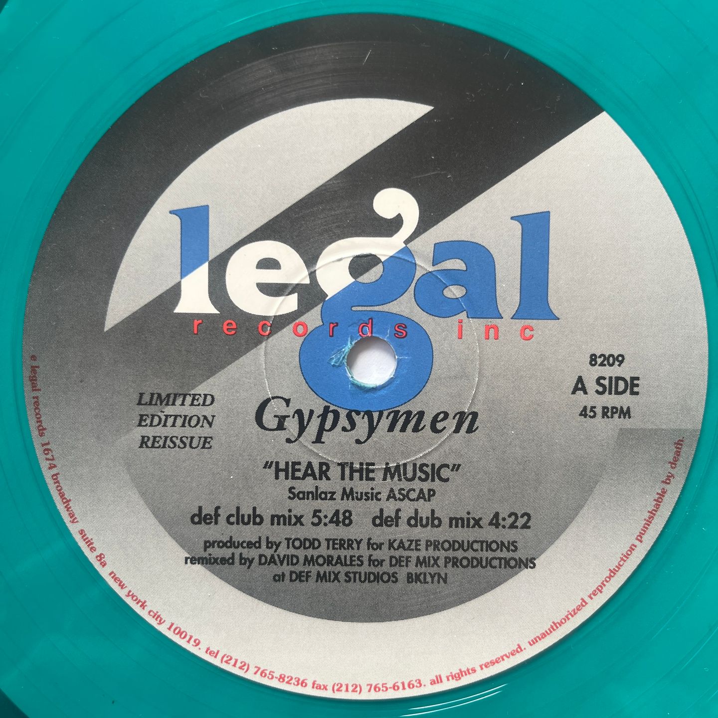 Gypsymen - Hear The Music / Bounce | E Legal (6209)