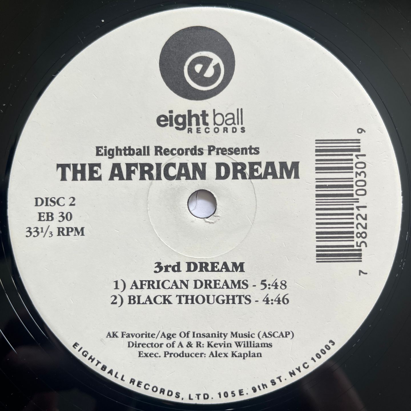 The African Dream - The African Dream | Eightball Records (EB 30) - 7