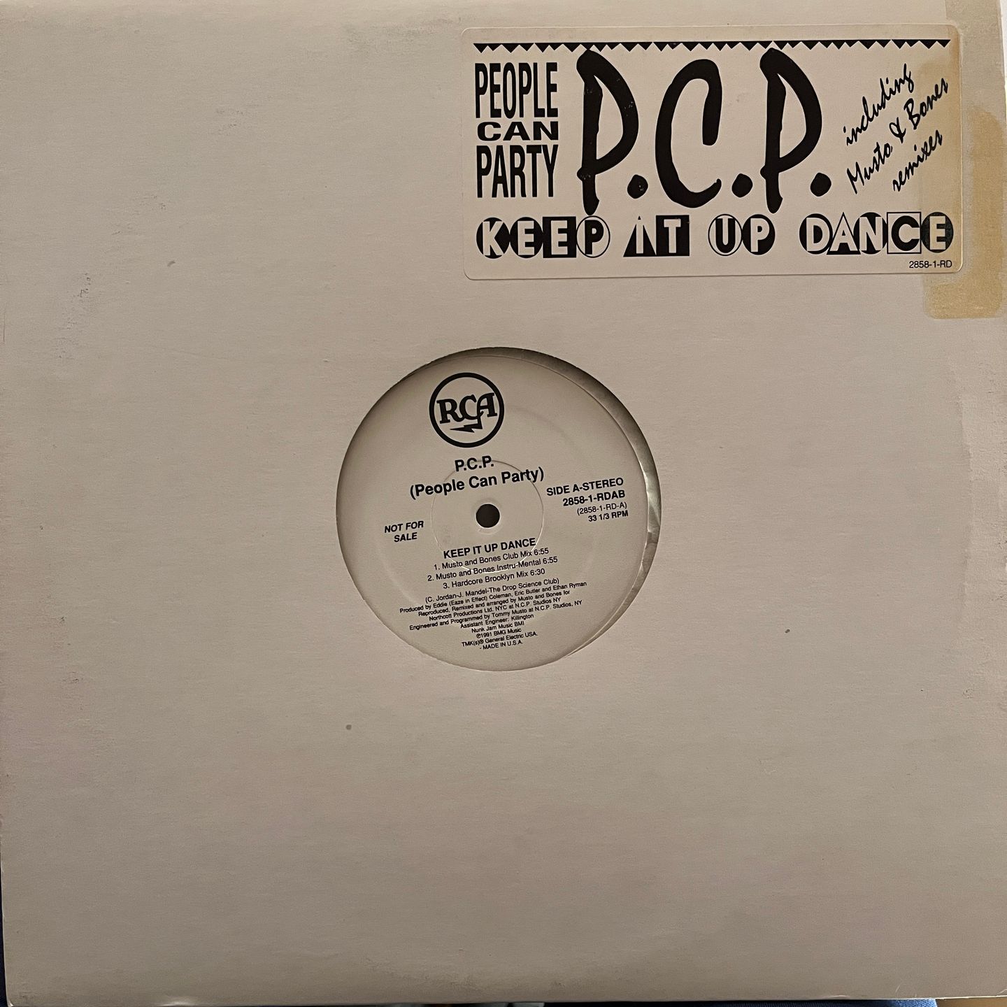 P.C.P. (People Can Party) - Keep It Up Dance | RCA (2858-1-RDAB) - main