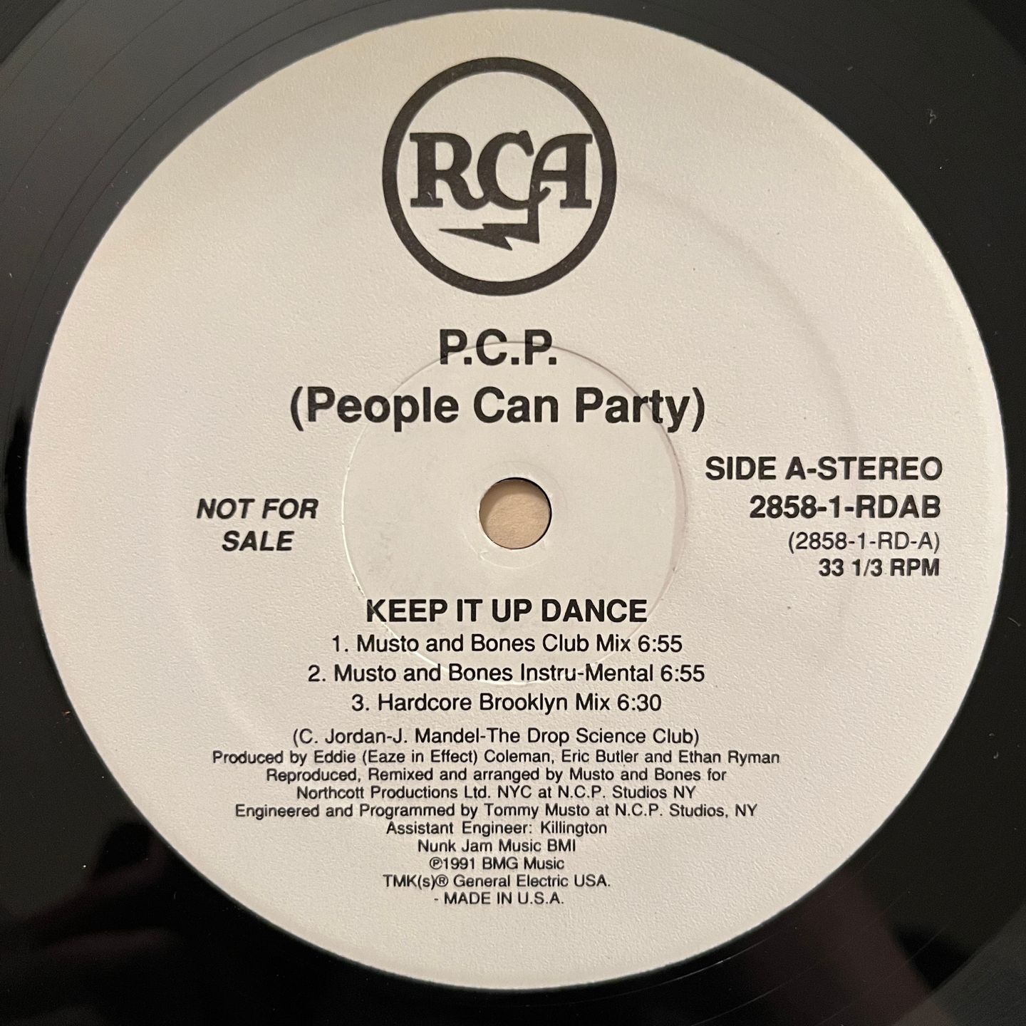 P.C.P. (People Can Party) - Keep It Up Dance | RCA (2858-1-RDAB) - 2