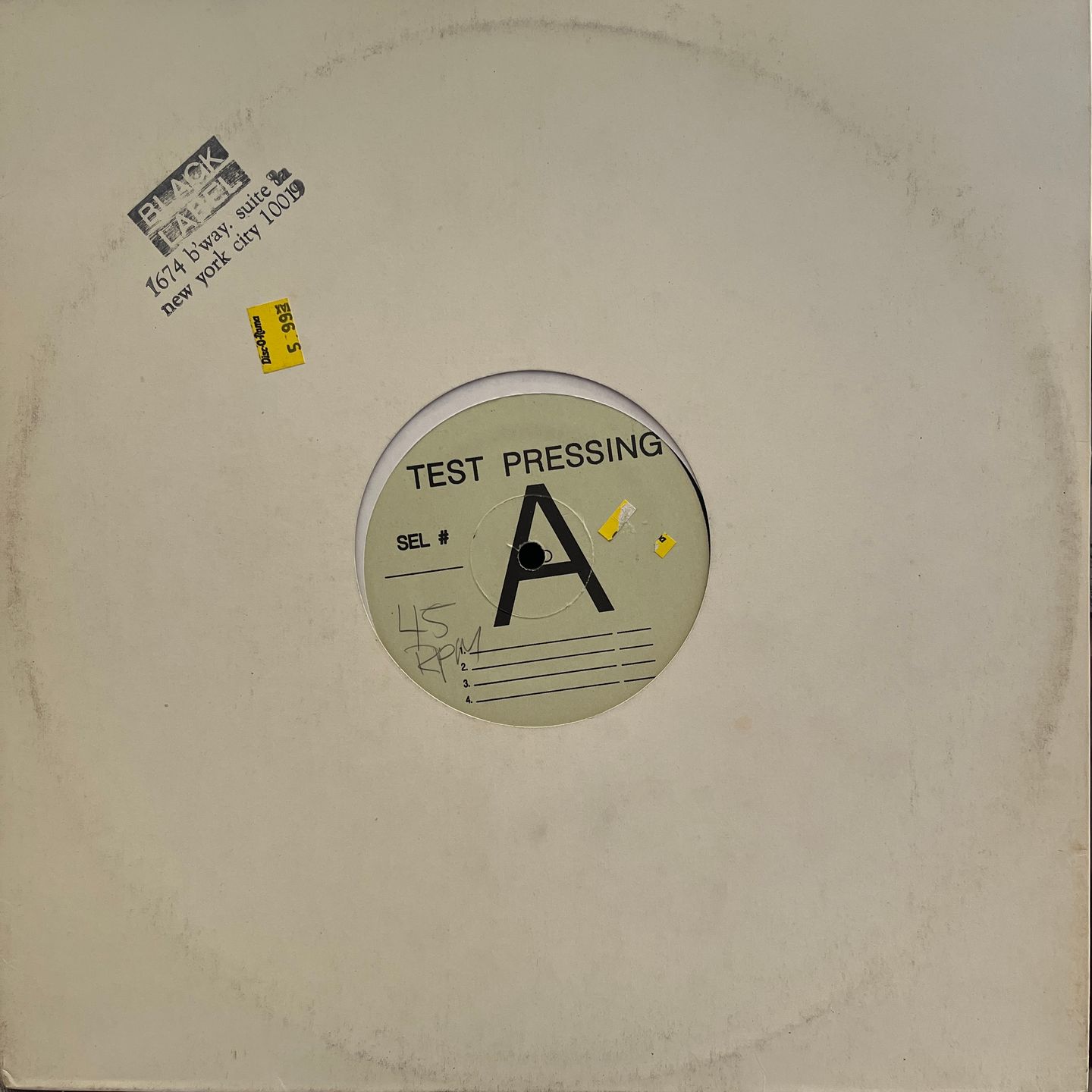 A Dose Of Paradise - Door 2 My House | Black Label (BL-97)