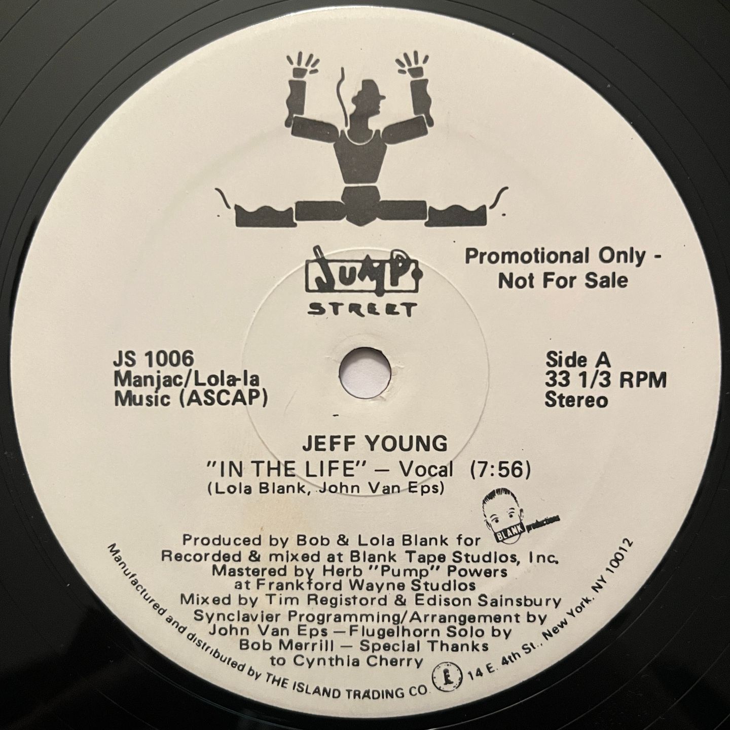 Jeff Young - In The Life | Jump Street Records (JS 1006) - 2