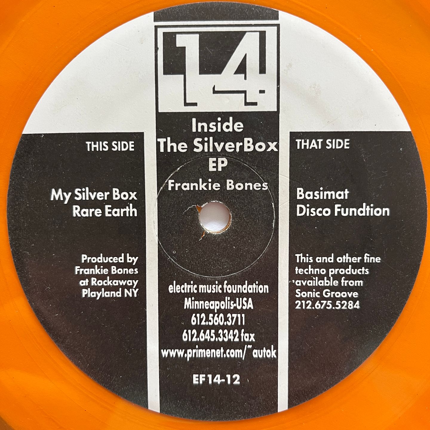 Frankie Bones - Inside The SilverBox EP | Electric Music Foundation (EF14-12)