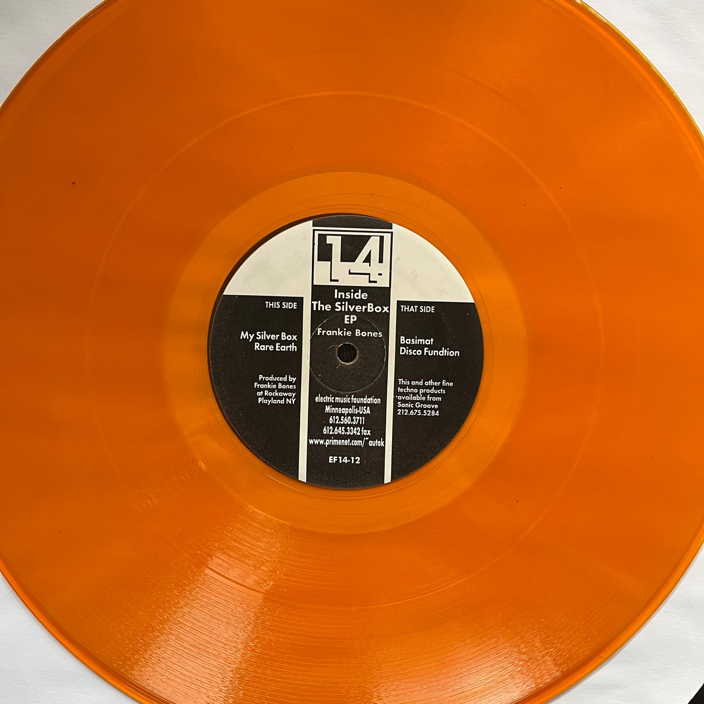 Frankie Bones - Inside The SilverBox EP | Electric Music Foundation (EF14-12) - 3