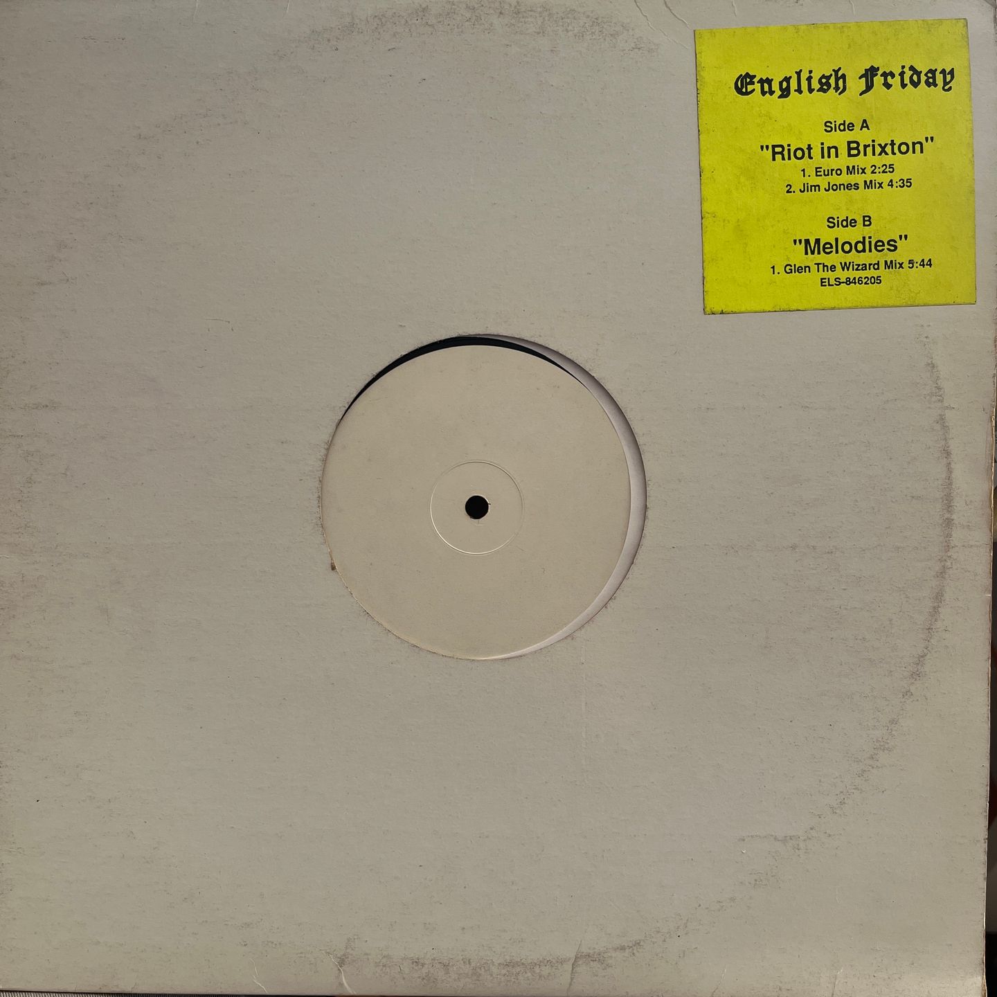 English Friday - Riot In Brixton | E Legal (EL846204) - 3