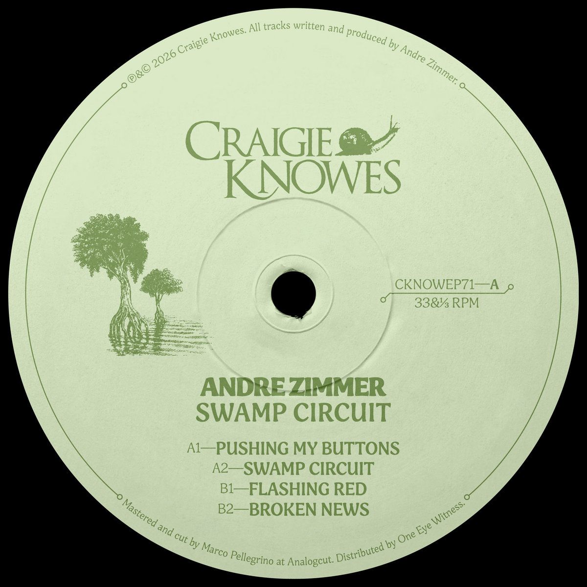 Andre Zimmer - Swamp Circuit EP | Craigie Knowes (CKNOWEP71)