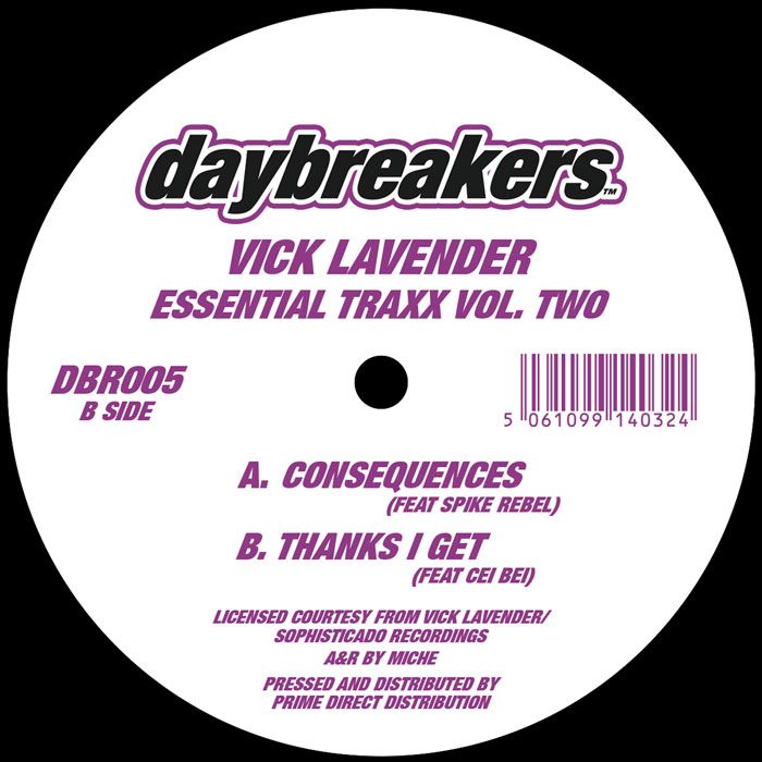 Vick Lavender - Essential Traxx Vol. Two | Daybreakers (DBR005)