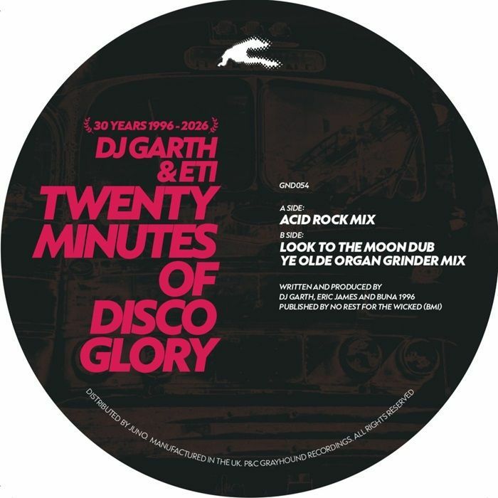 Twenty Minutes Of Disco Glory EP (30th Anniversary reissue)
