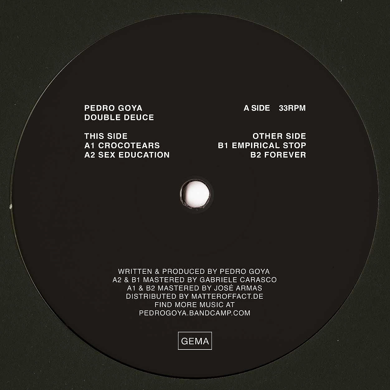 Pedro Goya - Double Deuce EP | Pedro Goya (PGM008)