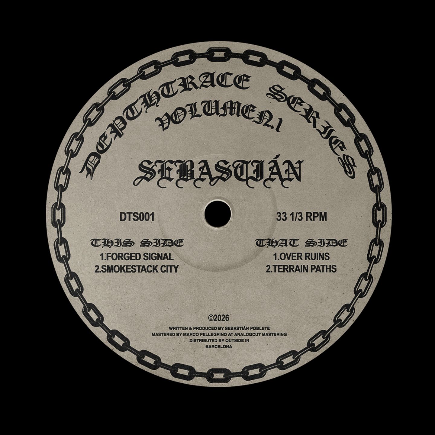 Sebastían - Depthtrace Series Vol. 1 | Depthtrace Series (DTS001) - 2 Sebastían - Depthtrace Series Vol. 1 | Depthtrace Series (DTS001) - 2