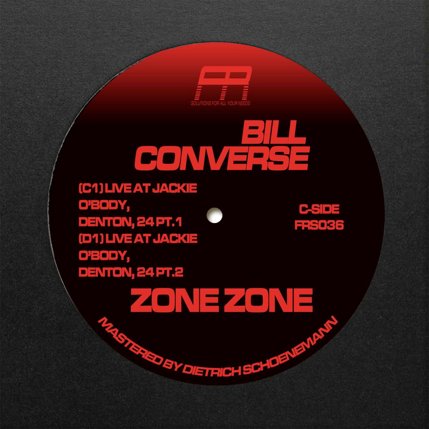 Bill Converse - Zone Zone | Fixed Rhythms (FRS036) - 3 Bill Converse - Zone Zone | Fixed Rhythms (FRS036) - 3