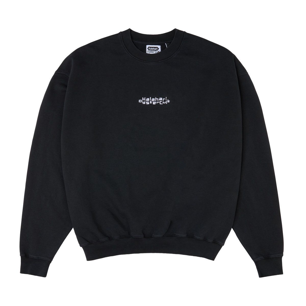 Kalahari Oyster Cult - KOC Logo Embroidered/Oversized Crewneck - main Kalahari Oyster Cult - KOC Logo Embroidered/Oversized Crewneck - main