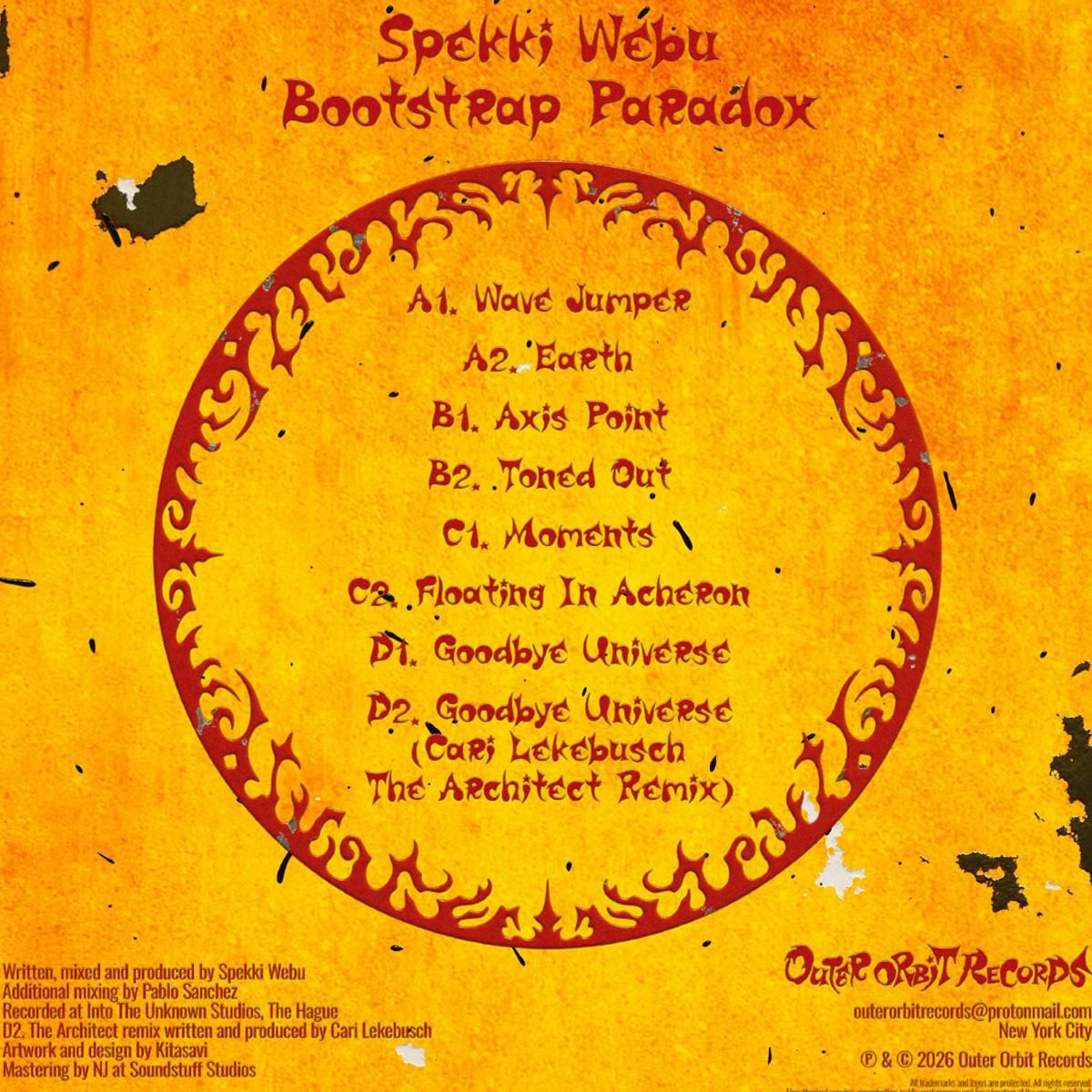 Spekki Webu - Bootstrap Paradox | Outer Orbit Records (OOR01) - 2
