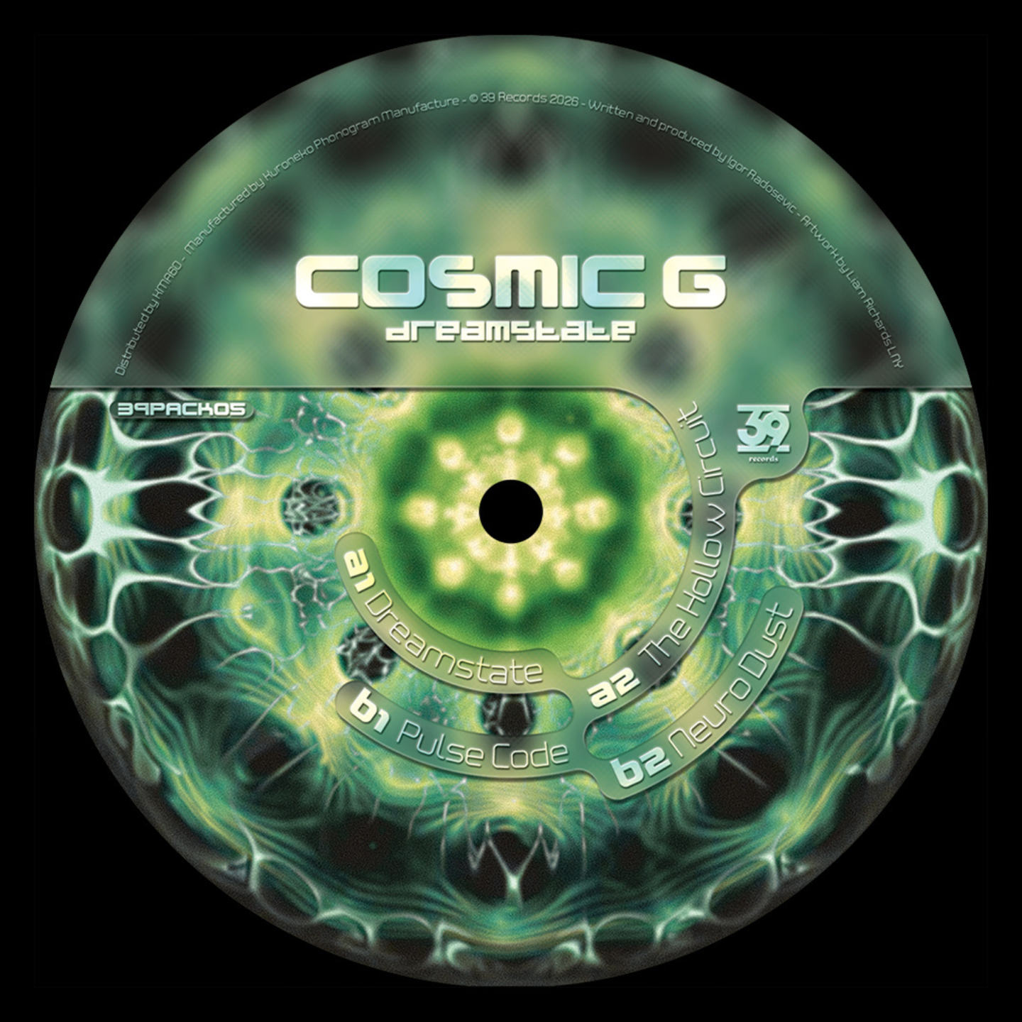 Cosmic G - Dreamstate | 39 Records (39PACK05)