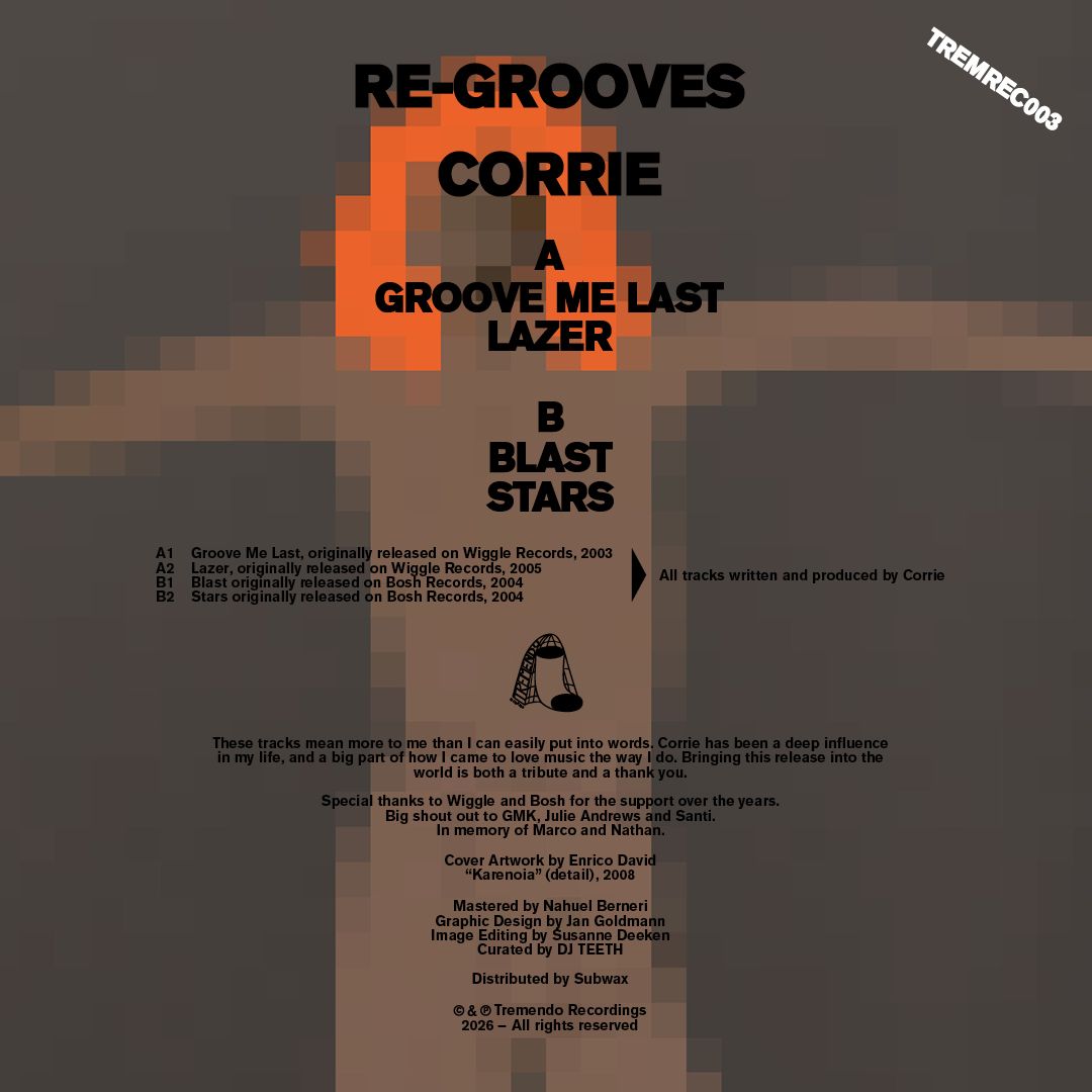 Corrie - Re-Grooves | Tremendo Recordings (TREMREC003) - 2