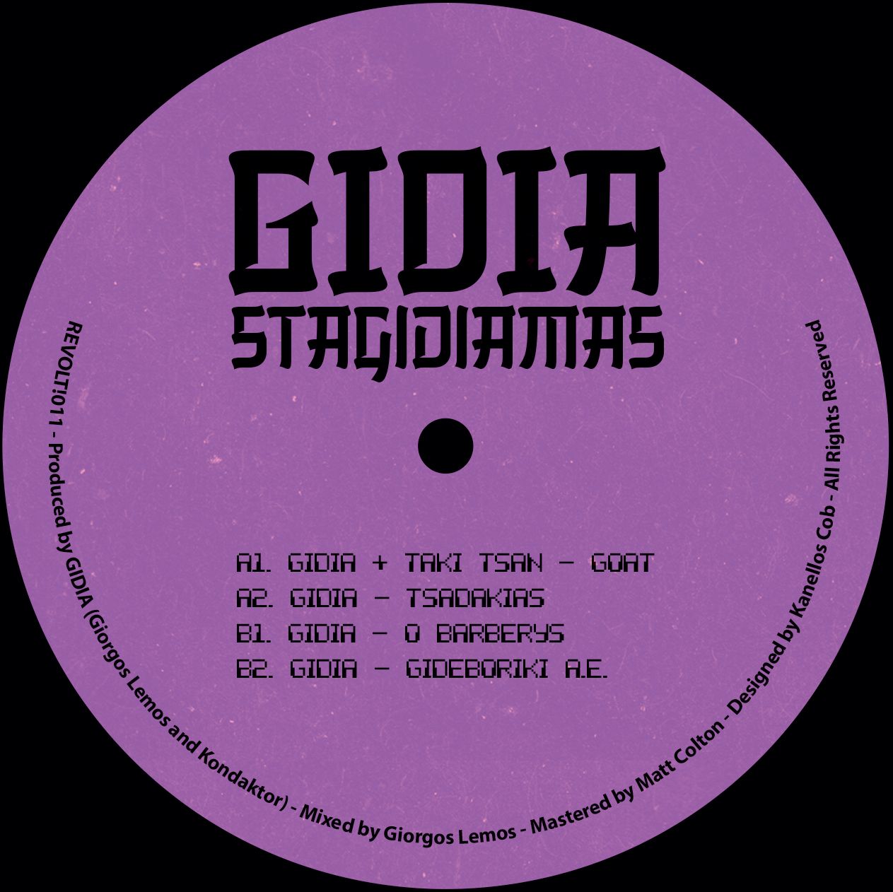 GIDIA - STA GIDIA MAS 2LP | REVOLT! (REVOLT!011) - 2