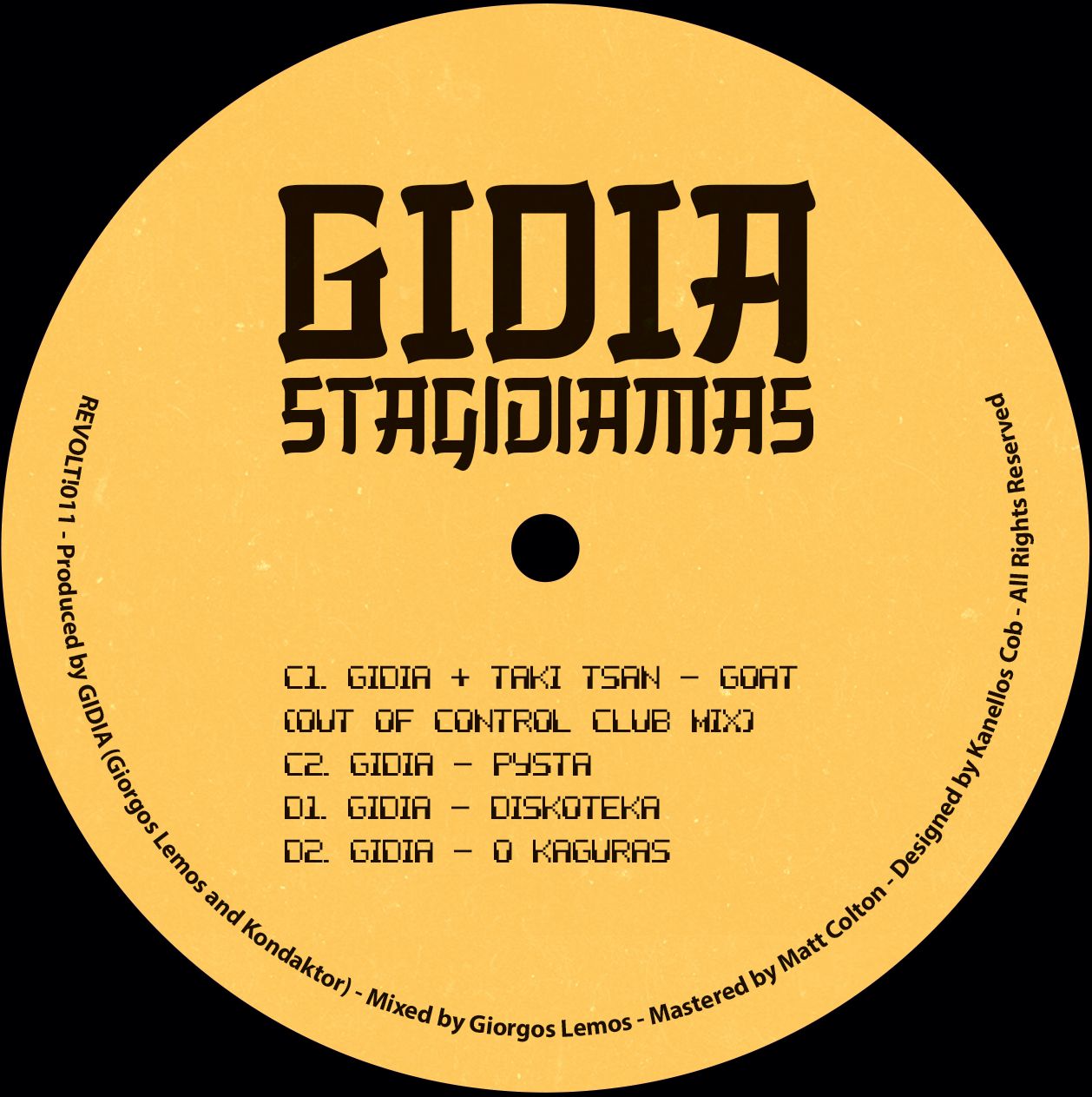 GIDIA - STA GIDIA MAS 2LP | REVOLT! (REVOLT!011) - 3