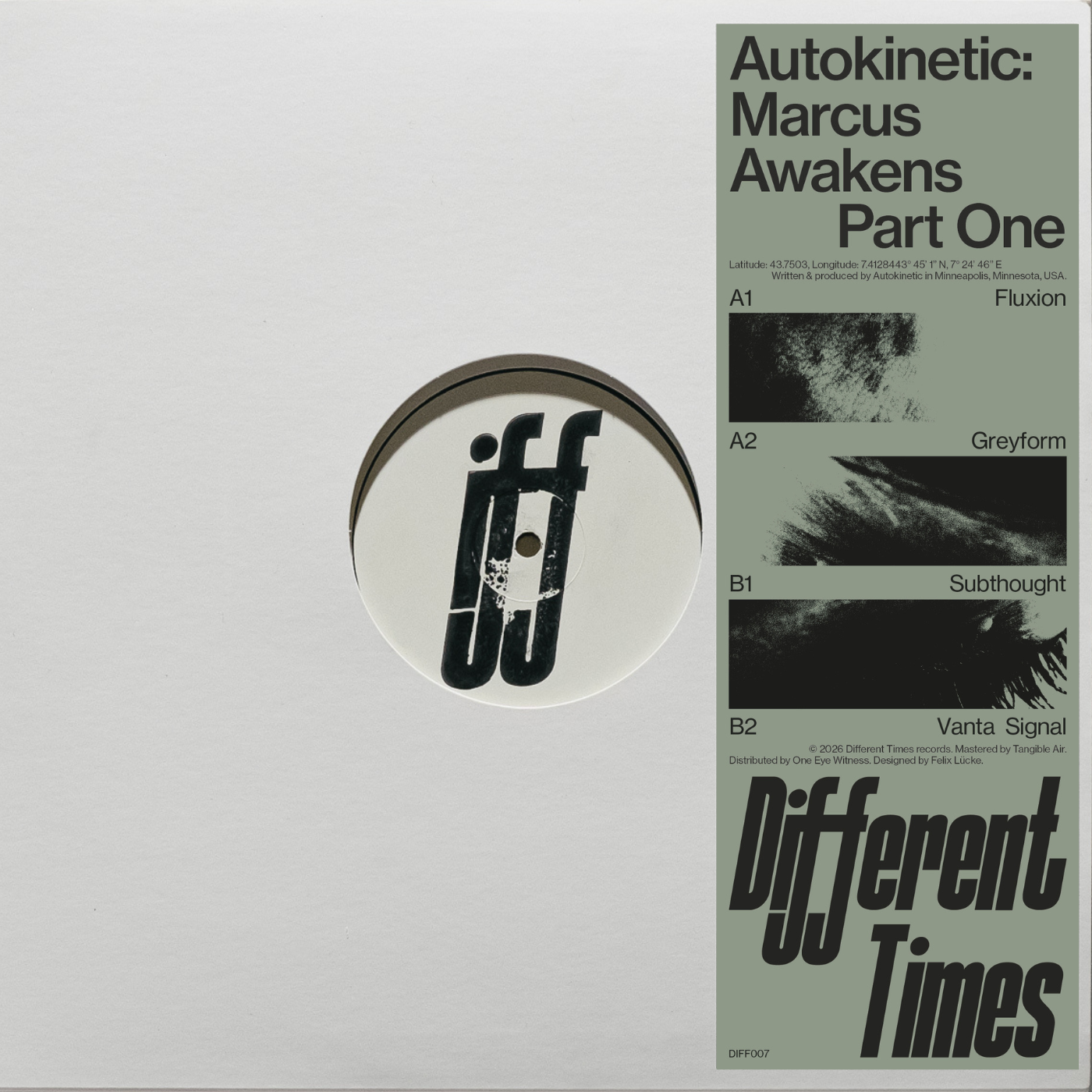 Autokinetic - Marcus Awakens Part One | Different Times (DIFF007)