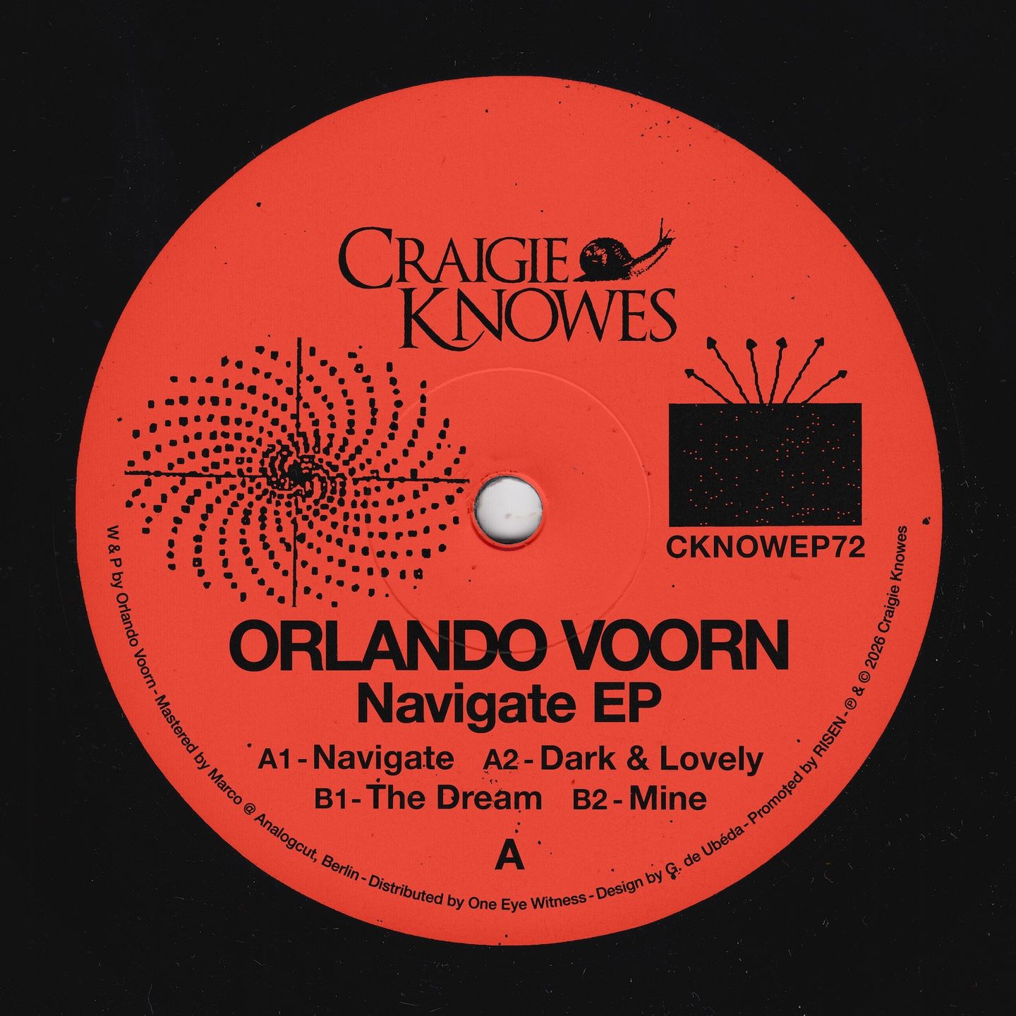 Orlando Voorn - Navigate EP | Craigie Knowes (CKNOWEP72) Orlando Voorn - Navigate EP | Craigie Knowes (CKNOWEP72)