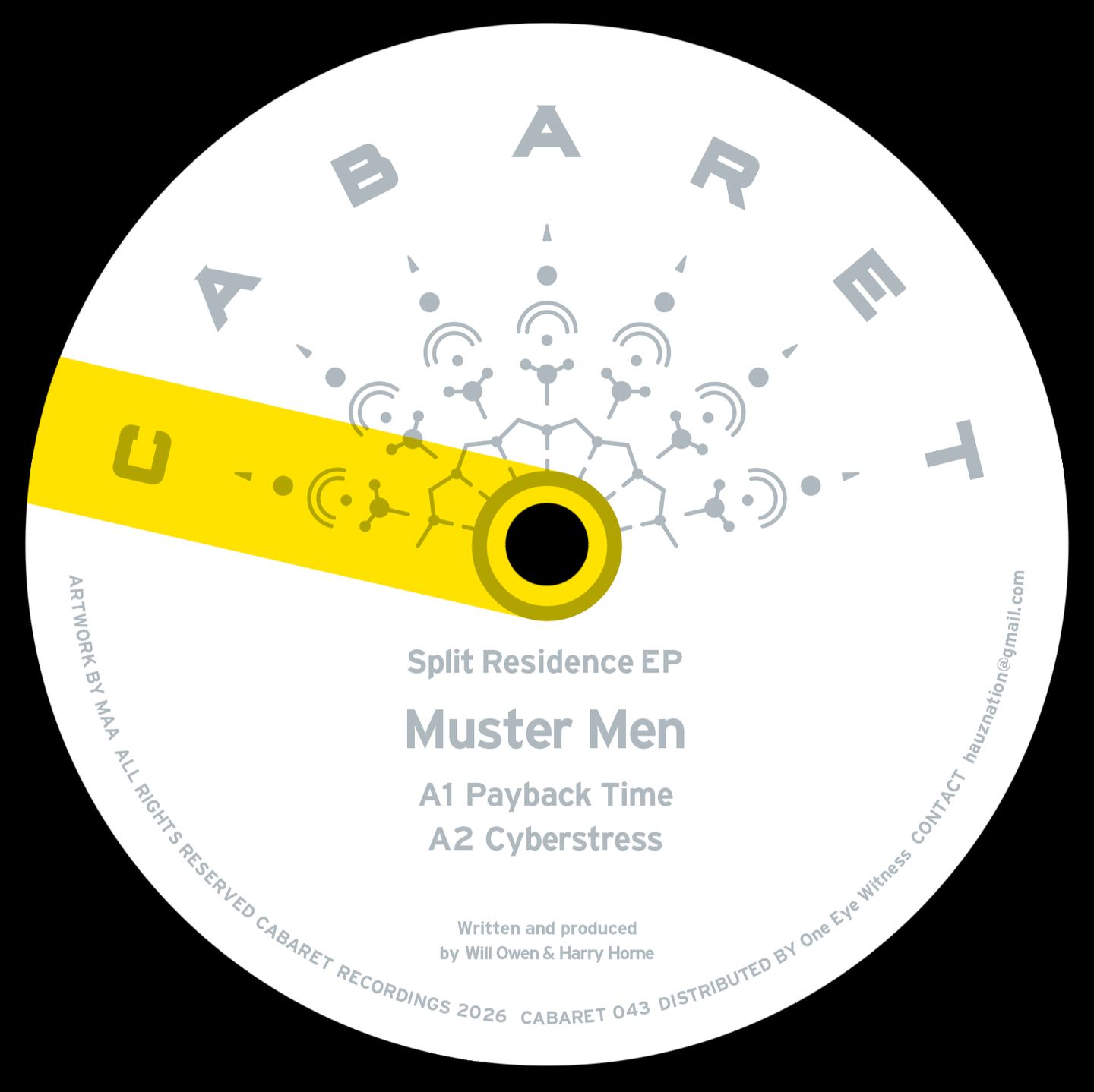 Muster Men - Split Residence EP | CABARET Recordings (CABARET043) - 2