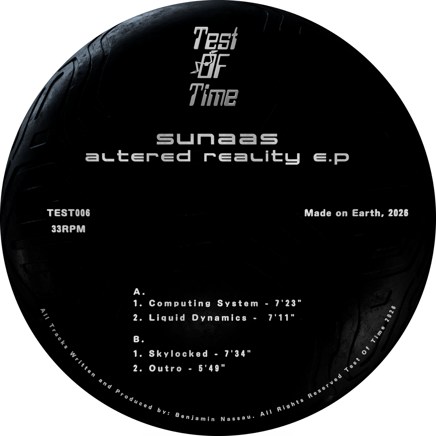 Sunaas - Altered Reality E.P | Test Of Time (TEST006)