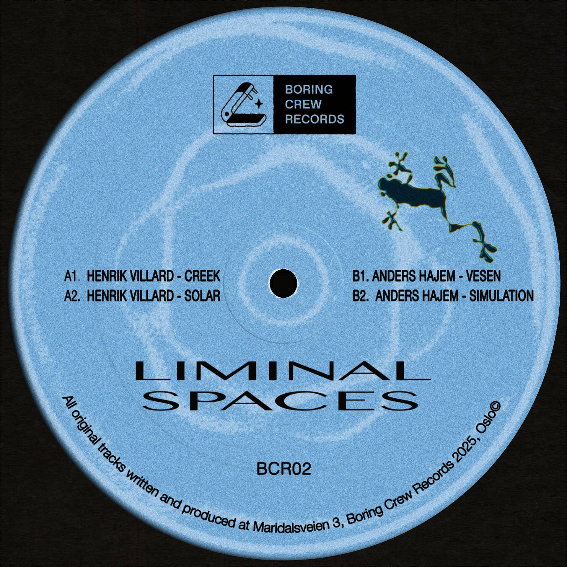 Anders Hajem  &  Henrik Villard - Liminal Spaces EP | Boring Crew Records (BCR02) - main