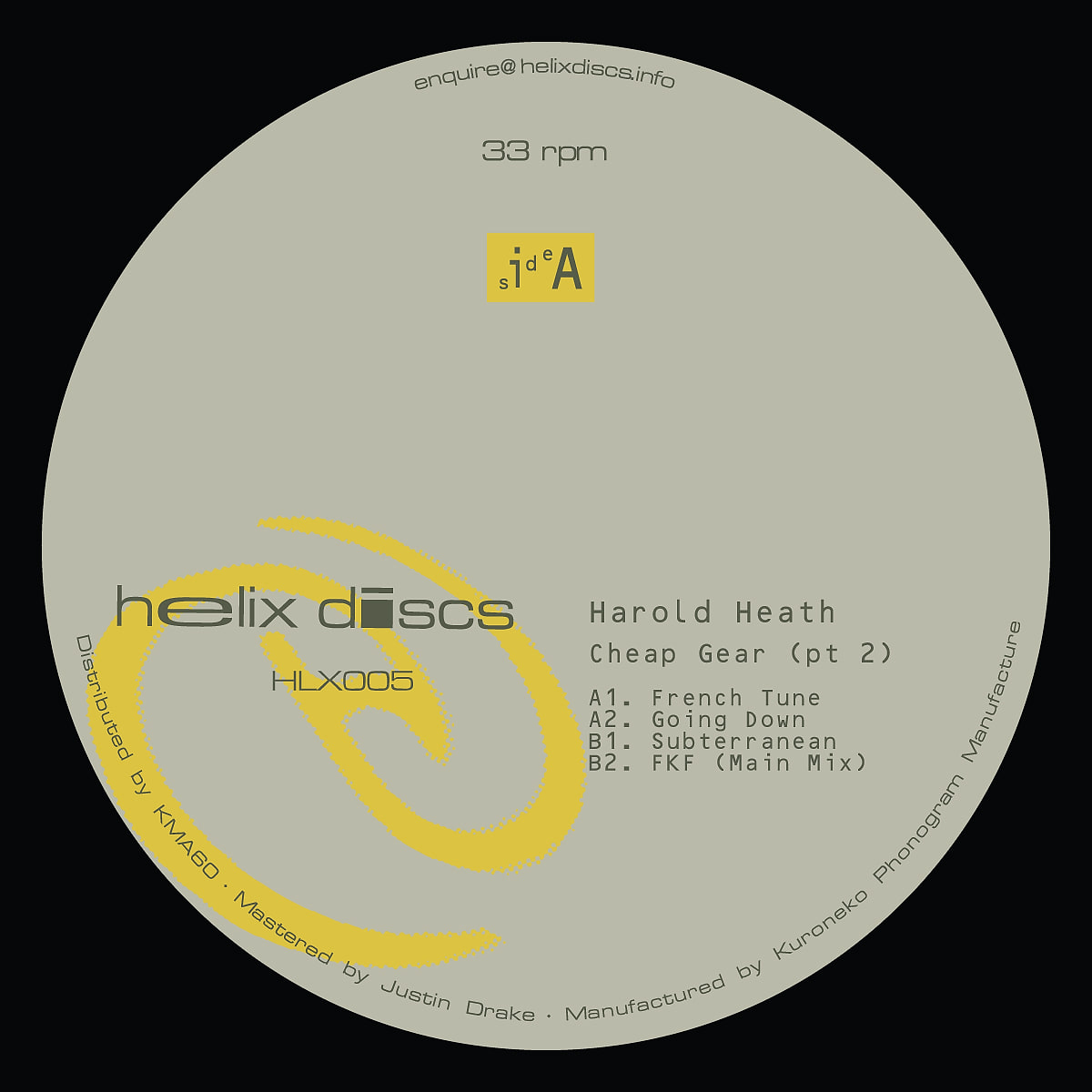Harold Heath - Cheap Gear (Pt. 2) | Helix Discs (HLX005)