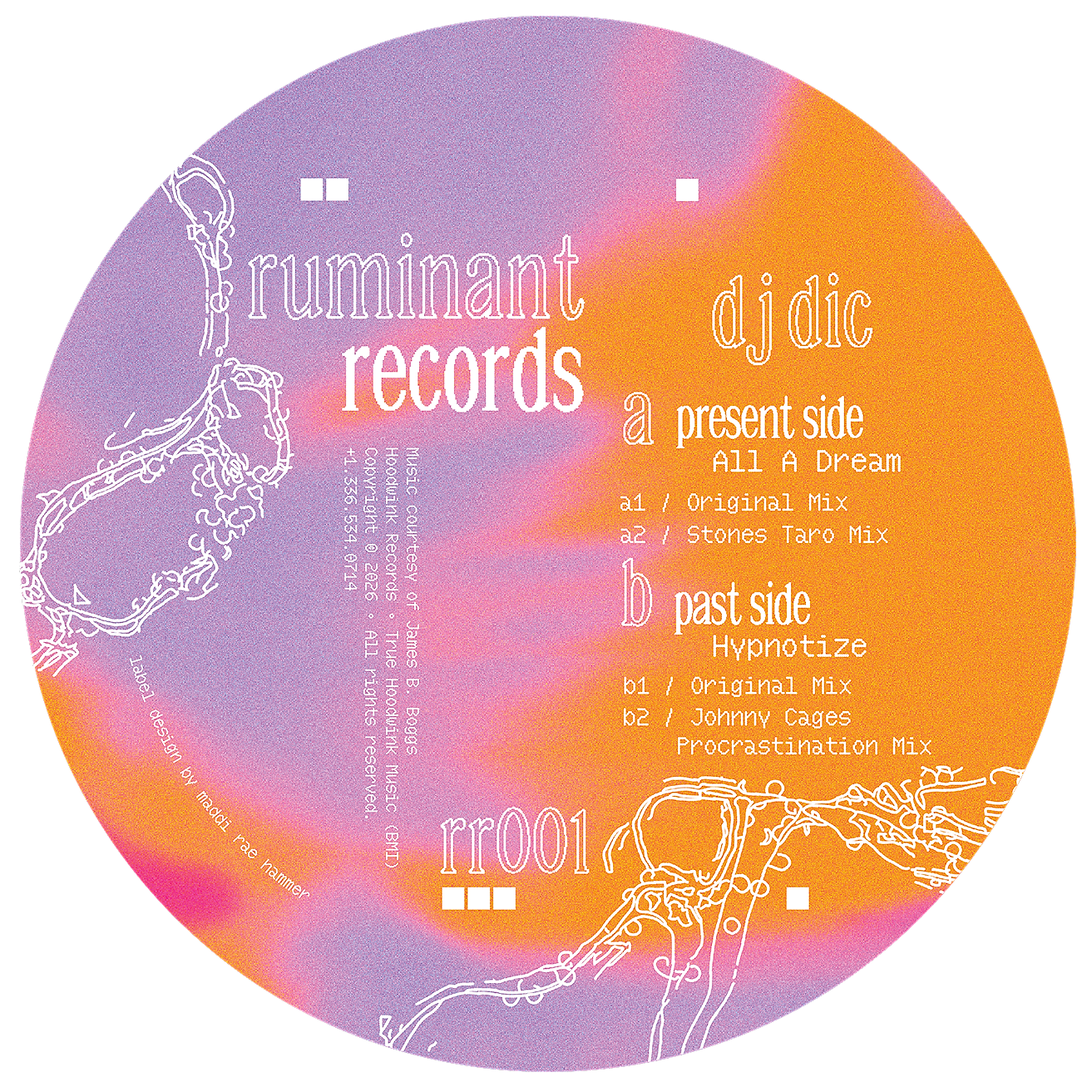 DJ Dic  &  Johnny Cages  &  Stones Taro - RR001 | Ruminant Records (RR001) - main