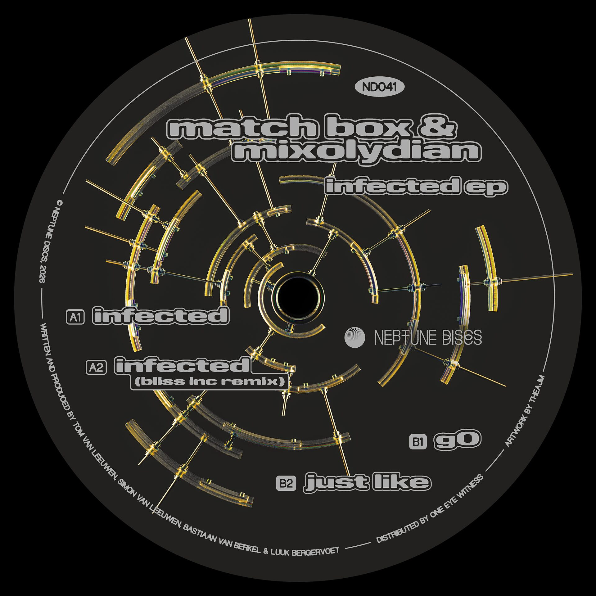 Match Box  &  Mixolydian - Infected | Neptune Discs (ND041) - main
